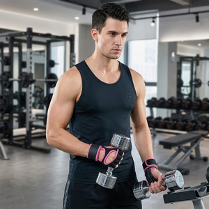 Gants de fitness en néoprène de haute qualité, résistants, avec logo personnalisé, pour la musculation, l'entraînement de force, le cross-training et la sécurité. - Product Image 1