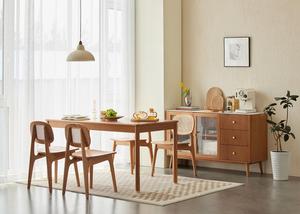 K9121 New Style Natural <strong>Rattan</strong> Meeting Cafe <strong>Chair</strong> Cherry Wood Dinning Restaurant <strong>Rattan</strong> Dinning <strong>Chair</strong> - Product Image 3