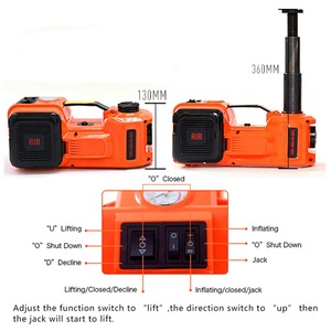 Hydraulic Car <strong>Jack</strong> <strong>Auto</strong> Electrical Lifting Car <strong>Jacks</strong> 12V 5 Ton 11023LB Tire Inflator Pump <strong>Jacks</strong> Floor 3 in 1 Sets With Hammer - Product Image 3