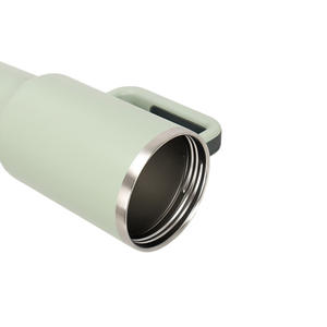 Bouteilles en acier inoxydable avec poignée et paille, gobelet isotherme à vide pour <span class=keywords><strong>voiture</strong></span> et extérieur, isolation thermique de 6 à 12 heures, logo personnalisé - Product Image 4