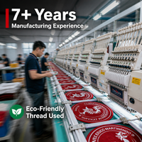 Écusson brodé personnalisé avec logo sur mesure, haute qualité, à coudre ou à fixation auto-agrippante pour veste et vêtements