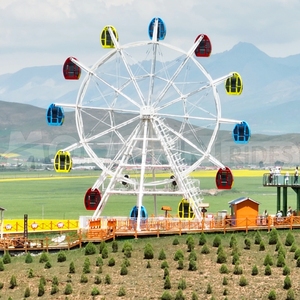 Atracciones de feria para adultos, atracciones de parque de diversiones al aire libre, noria pequeña de 20 m en venta - Product Image 6