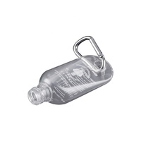 Botella de loción para manos HDPE de 30ML, botellas de champú en aerosol cosmético para llevar al aire libre para Ketchup, tapa de plástico para serigrafía desechable