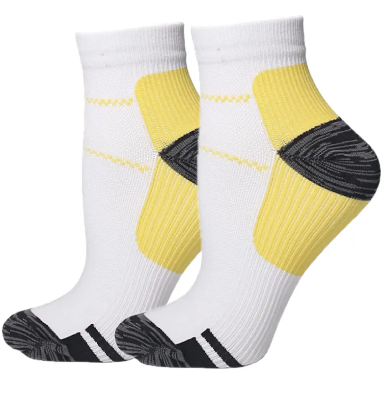 Radfahren Kompression Sommer Unisex Nylon Sportsocken Druck geruchlose Sport-Laufsorsen atmungsaktive Crew-Socken für Herren und Damen