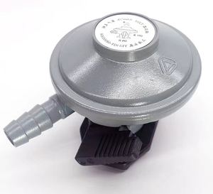 Régulateur de gaz GPL YONGZHAN TZ01 20/21/22 mm à clic pour cuisinière domestique et barbecue avec sortie de 10 mm et garantie de 3 ans - Product Image 1