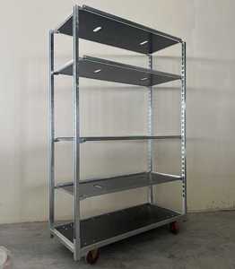 Đan mạch Vườn Ươm nhà kính nhà máy vận chuyển dây lưới Xe đẩy đa cấp vườn cán container bốn bánh nhà kính giỏ hàng - Product Image 1