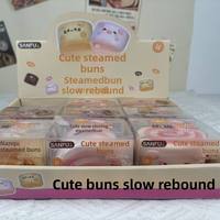 Bestseller Mignon Squishy en forme de boulette de riz, ultra-humide, ultra-doux, super collant, en PU, Factory OPP