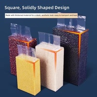 Sacs sous vide personnalisés pour riz, sacs sous vide épaissis pour briques de riz, sacs d'emballage sous vide pour riz en gros