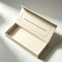 Boîte d'emballage pour injection en gros, flacons de médicaments, boîte magnétique, boîte de rangement médicale en carton rigide