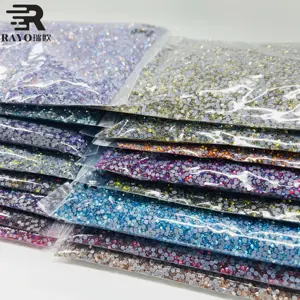 Factory Wholesale Non Hot Fix Nail Art Rhinestones Tumbler 120 Color Non Hot Fix Rhinestones