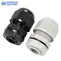 Presse-étoupe en nylon de type M, résistant aux UV, noir/gris, qualité industrielle, étanchéité IP68, presse-étoupe en plastique M16, directement de l'usine