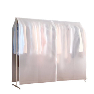 Transparent Dustproof Cover For Clothes Rectangle <b>Wardrobe</b> Hanging Clothing Protector Standing Type - Product Image 5