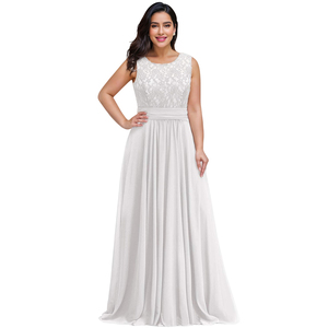 Elegante Vestido de Noche Talla Grande |   Vestido de encaje y gasa para invitadas de boda |   Vestido Largo Formal para Fiesta |   Vestido de Cóctel para Mujer con Curvas 2026 - Product Image 6