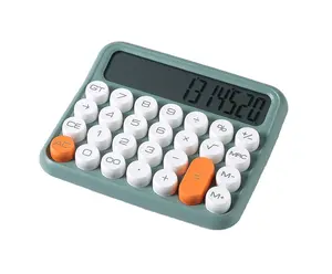 Business Calculate Electronic Desktop Cute New Colorful Calculator Office Gift LCD Calculator With Fashion Mechanical Key