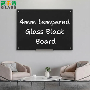 <span class=keywords><strong>Tableau</strong></span> <span class=keywords><strong>magnétique</strong></span> effaçable à sec <span class=keywords><strong>en</strong></span> <span class=keywords><strong>verre</strong></span> trempé de 4 mm, sans cadre, taille personnalisée pour bureau, école, OEM/ODM - Product Image 3