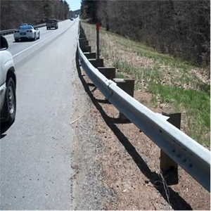Guardrail original supplier highway safety W-beam galvanized steel guardrail - Product Image 6