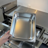 Lemari Pendingin Chef Base Undercounter Drawer Hemat Energi R290 dengan Kompresor Cubigel, MOQ Rendah, Bersertifikasi CE