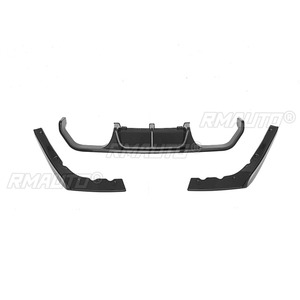 สำหรับ BMW M3 M4 F80 2013-2018 ชุดแต่งกันชนหลัง ลิปสปลิตเตอร์ ดิฟฟิวเซอร์ ชุดแต่งตัวถังรถยนต์ ฝาครอบป้องกันกันชน อุปกรณ์ตกแต่งรถยนต์ - Product Image 5