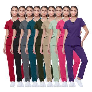 Uniformes Médicos Personalizados Niaahinn para Mujer, Conjuntos de Uniformes Médicos Multicolores al por Mayor, Uniformes de Enfermería de Fábrica - Product Image 2