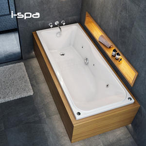 Bañera Rectangular Empotrada de Lujo I-Spa con Hidromasaje para Spa y Uso en Interiores - Product Image 3