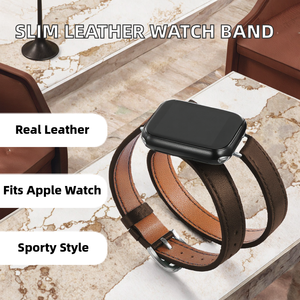 สายนาฬิกาหนังแท้คุณภาพสูง Betterconn รุ่น Slim Sport สำหรับนาฬิกาซีรีส์ 6 5 4 3 2 1 - Product Image 2