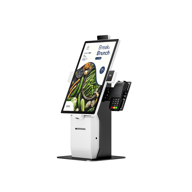 Touch Screen Android Self Service Kiosk Payment Machine POS Terminal Built in Thermal Printer Restaurant Ordering Checkout ATM