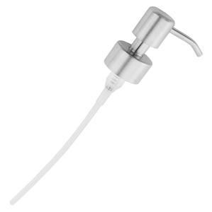Dispensador de Sabão em Vidro Claro Grosso com Bomba de Aço Inoxidável Prata para Sabão Líquido - Product Image 5