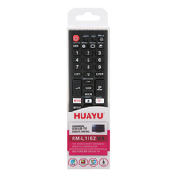 Control Remoto Universal Inteligente para Televisor HUAYU RM-L1162 V5 AKB75375604 IR de Repuesto para LG