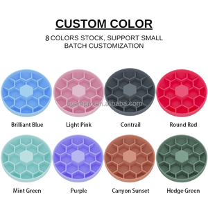 2024 New <strong>Round</strong> Honeycomb Custom Pet Slow Feeder Anti Choke Silicone <strong>Dog</strong> <strong>Bowl</strong> Personalized Pet Silicone <strong>Bowl</strong> - Product Image 6