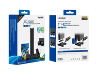Support de refroidissement multifonctionnel J TP4-0406 pour console PS4, station de charge pour manettes, accessoires de jeu PS4 Pro/Slim