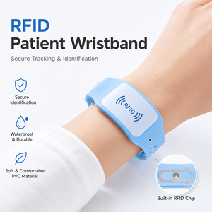Pulsera de Identificación Médica Ajustable de PVC Suave Personalizada con RFID para Hospitales, para un Seguimiento y una Identificación Seguros - Product Image 3