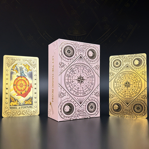 Cartas de <span class=keywords><strong>Tarot</strong></span> de Doble Cara de Alta Calidad, Resistentes al Agua, Venta al Por Mayor - Product Image 1