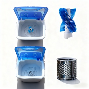 <span class=keywords><strong>Lavadora</strong></span> portátil pequeña para ropa de bebé, semiautomática, de carga superior, con cepillo desmontable para zapatos. - Product Image 6