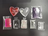 Pack chaud de gel de forme d'amour dans différentes tailles chauffe-mains réutilisable pour la thérapie de rééducation