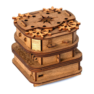 Boîte à puzzle en bois personnalisée YUESHEN OEM, boîte à puzzle en bois, pièces usinées CNC pour les passionnés de puzzles - Product Image 3