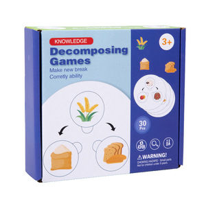 Montessori gioco cognitivo in decomposizione gioco di apprendimento precoce da tavolo giocattoli educativi in legno <span class=keywords><strong>per</strong></span> <span class=keywords><strong>bambini</strong></span> da 2 a <span class=keywords><strong>4</strong></span> <span class=keywords><strong>anni</strong></span> - Product Image 6