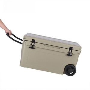 PoeticExist Modern Portable Multi-functional 55L Wheels Cooler <b>Box</b> Outdoor <b>Camping</b> Refrigerator Fishing Beverage Chiller - Product Image 6