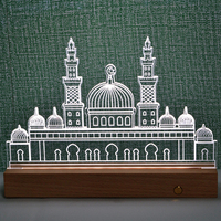 Haut-parleur numérique Coranique islamique, lecteur MP3 Coran, mini lampe veilleuse sphère lune, cadeau pour enfant avec lecteur Coran