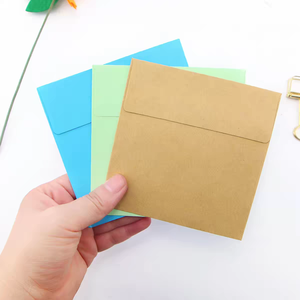 <span class=keywords><strong>Enveloppes</strong></span> <span class=keywords><strong>carrées</strong></span> colorées avec logo personnalisé, <span class=keywords><strong>enveloppes</strong></span> de haute qualité pour invitations de mariage, cartes de remerciement, emballages de cartes-cadeaux - Product Image 2