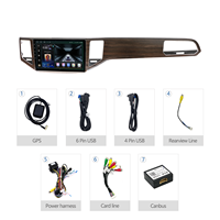 Meihua TS7 10 pouces Android 12 Carplay Auto Radio 1280*720 écran tactile autoradio pour unité principale VW Golf Tour 2016-2024