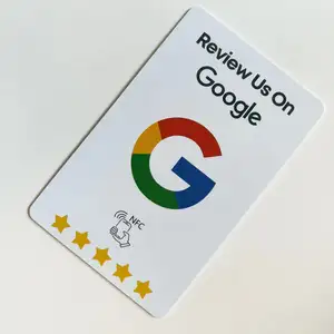 Hot sale Google Nfc Review Stand card Google Review Social Media cards