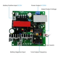 Convertisseur de tension DC-AC à onde sinusoïdale modifiée 300W 12V vers 220V, carte de circuit imprimé, booster 50Hz