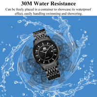 Montre à quartz pour homme, minimaliste, luxe, aiguilles lumineuses, montre-bracelet en acier inoxydable pour homme, montres de business, Reloj, analogique, décontractée