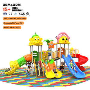 Tobogán Comercial para Parque de Atracciones, Tobogán de Plástico para Niños, Equipo de Juego al Aire Libre, Área de Juego Pública Pequeña para Parques de Diversiones - Product Image 2