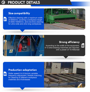 Effiziente Rosten tfernung Automatische Abrators-Strahl maschine für Marine Dry docks - Product Image 3