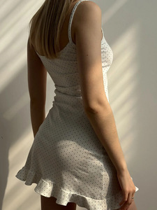 Pigiama <span class=keywords><strong>da</strong></span> donna in raso di poliestere personalizzabile ODM, senza maniche, con pantaloni e vita elasticizzata - Tessuto morbido e liscio per - Product Image 6