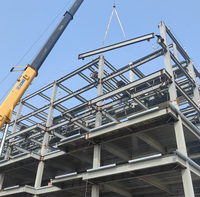 Struktur Auditorium Baja Kustom Berkualitas Tinggi, Rangka Tahan Lama, Struktur Baja I-Beam untuk Pemasok Konstruksi