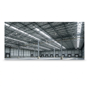 Garage Prefabbricato in Acciaio, Capannone in Struttura Metallica Zincata, Officina e <span class=keywords><strong>Parcheggio</strong></span> Auto - Product Image 1