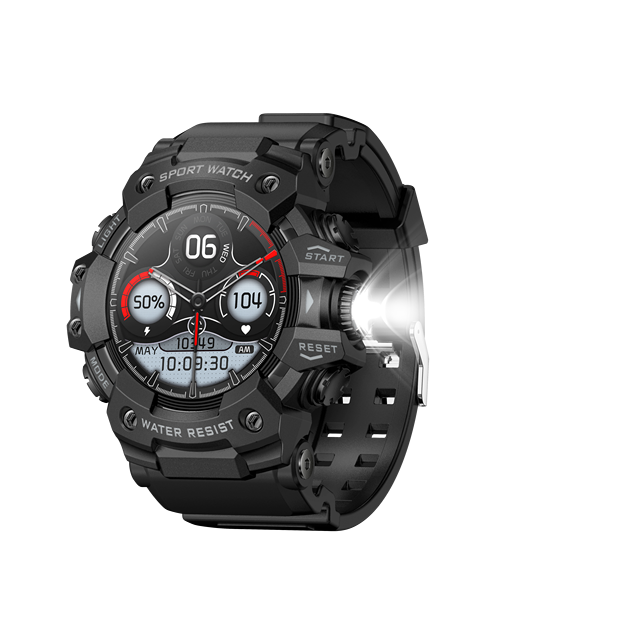 High Quality LC21 Smart Watch IP68 Waterproof Flashlight Compass SOS Health Monitoring Outdoor Sports Answer Call Payment