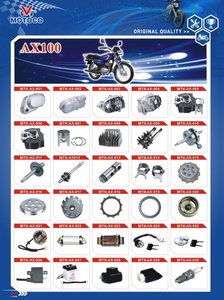 مجموعة القابض للدراجات النارية من نوع OEM AX100، سلة القابض الرئيسية لسوزوكي AX 100، الترس الأولي للدراجة النارية AX100 - Product Image 4